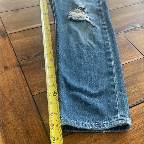 Levi’s 501 Japanese Selvedge blue denim jeans sz 26x28 distressed button fly - Picture 13 of 16